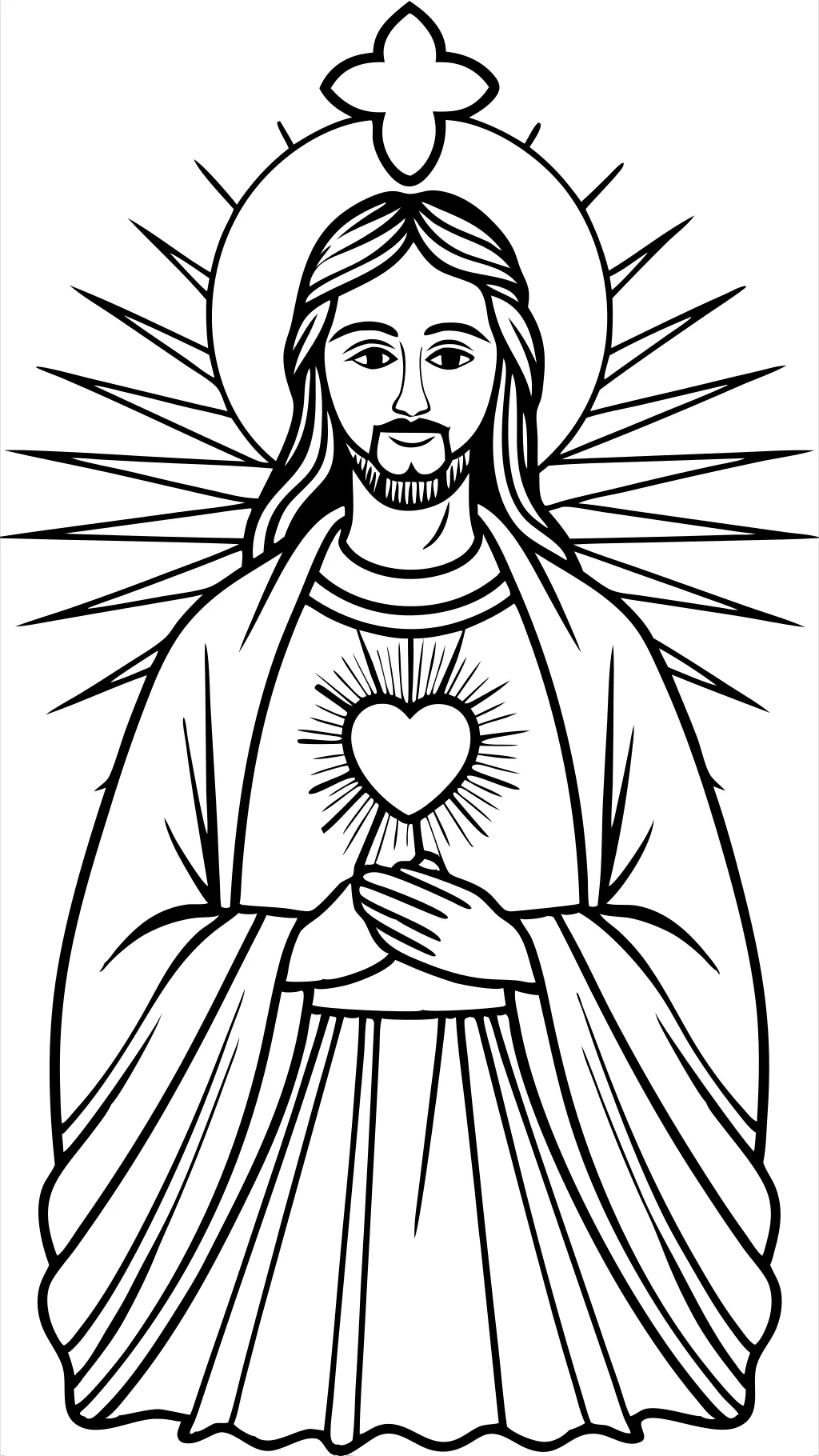 divine mercy coloring page